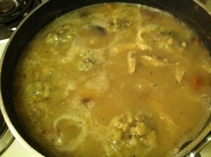 Stuffing Dumpling Soup
